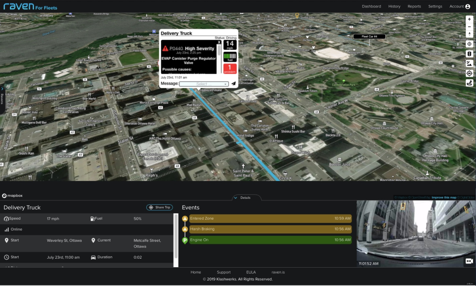 screenshot of Raven Connected
